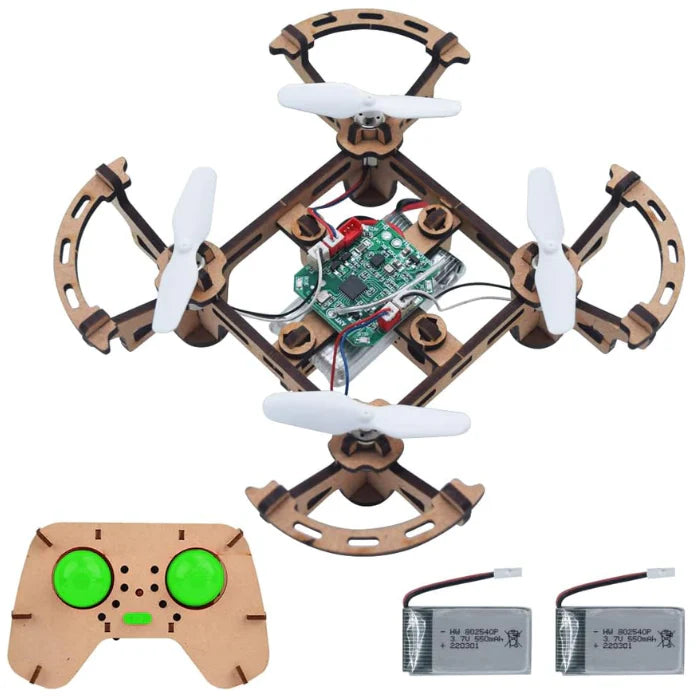 XYQ-2 RC DIY Wooden Drone Kit For Kids