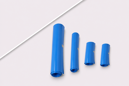 1 Meter PVC Heat Shrink Sleeve 110mm Sky Blue