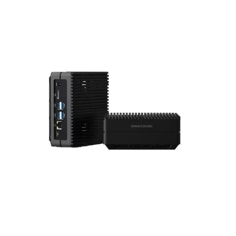 reComputer J4012-Edge AI Device with Jetson Orin™ NX 16GB module, 4xUSB 3.2, M.2 Key E & Key M Slot, Aluminum case, Pre-installed JetPack System on 128GB NVMe SSD (Without Adapter)