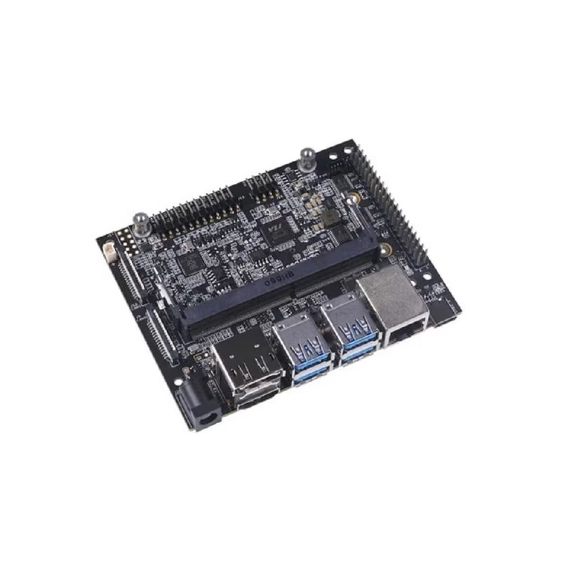 reComputer J4012-Edge AI Device with Jetson Orin™ NX 16GB module, 4xUSB 3.2, M.2 Key E & Key M Slot, Aluminum case, Pre-installed JetPack System on 128GB NVMe SSD (Without Adapter)