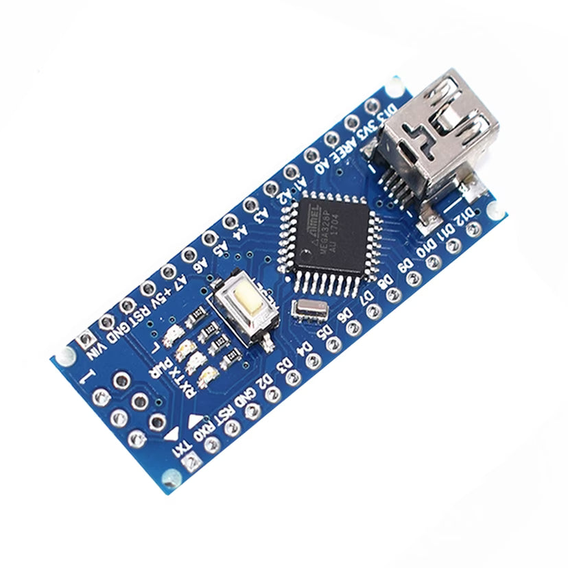 Nano V3.0 CH340 Chip with Mini USB Cable Compatible with Arduino (Unsoldered)