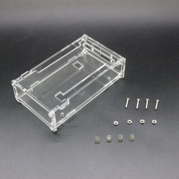 Mega 2560 Atmega2560-16au compatible with Arduino + Cable + Transparent acrylic case
