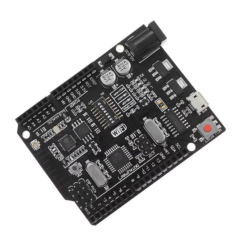 Uno+WiFi R3 AtMega328p+NodeMCU ESP8266 4mb Memory USB-TTL CH340G Compatible for Arduino UNO