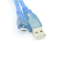 USB Type-A to Type-C Data Cable, 30cm Blue Compatible with Arduino UNO R3 Boards