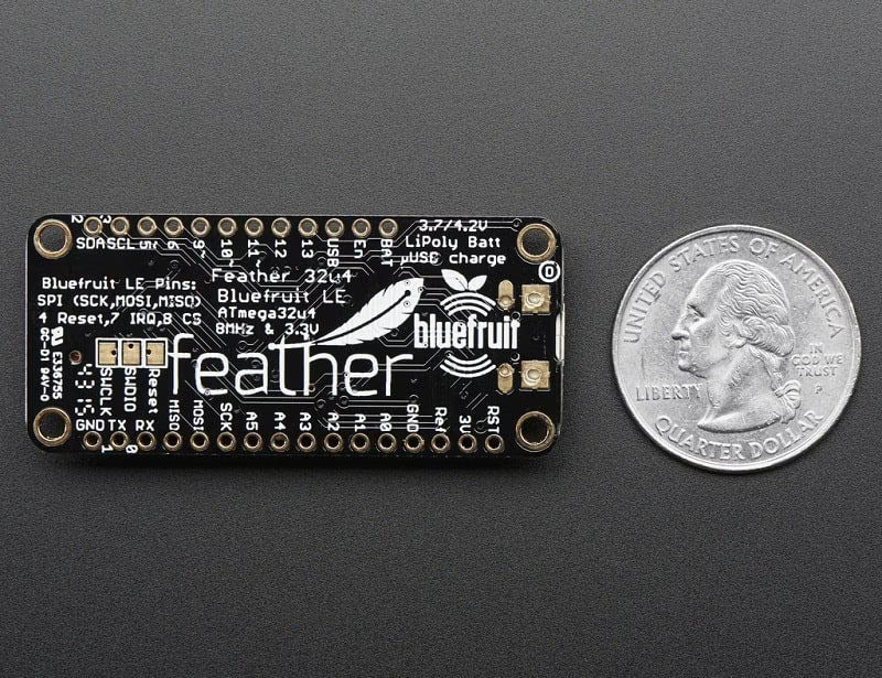 Adafruit Feather 32u4 Bluefruit LE MCU Development Board 2829
