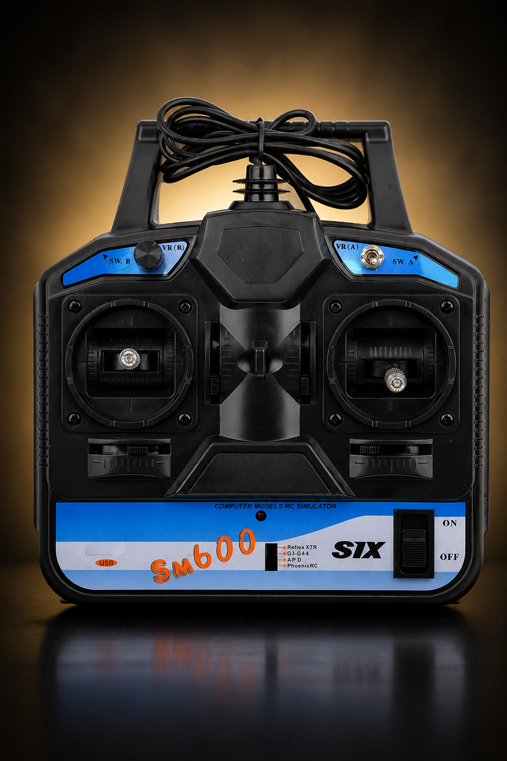 FS-SM600 6CH USB Powered Controller with SuperSimX Simulator (Mode 2)