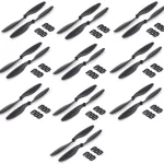 AEROKART INDIA 10 pair 10 inch Long 1045 CW/CCW Propeller Prop for RC Multi F450 Quadcopter Helicopter DIY Automotive Electronic Hobby Kit
