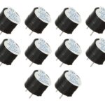5V Passive Buzzer Acoustic Component Mini Alarm Speaker for Electronic Project (Pack of 10)