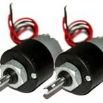 AEROKART INDIA 12V Dc Gear Motor (Geared Motor) - 300 Rpm- Set Of 2