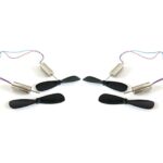 AEROKART INDIA 4Pcs DC 3.7V 716 7x16mm Micro Coreless Motor With 4Pcs Propeller High Speed Mini Drones