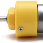 AEROKART INDIA 12V 200 RPM Geared DC Motor & Original Metal Gears (YELLOW)