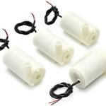 AEROKART INDIA 4 Pieces DC 3V-5V Micro Submersible Mini Water Pump