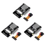 AEROKART INDIA 3 Pack ESP32-CAM WiFi + Bluetooth Module Development Board with OV2640 Camera Module