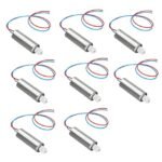 AEROKART INDIA 8pcs 3.7V 7x16mm 716 Micro Coreless High Speed DC Motor with 11 teeth Plastic Gear mounted for Quadcopter Helicopter Tiny Toy Drones