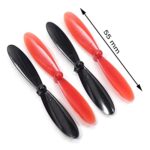 AEROKART INDIA Blade Propeller Coreless Motor 55mm (Multicolor, 2.2inch) for 6x15mm, 7x20mm 8x20mm Motor
