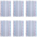 AEROKART INDIA Breadboard Set Prototype Board - 6 PCS 400 Pin Solderless Board Kit for Raspberry pi and Arduino Project