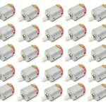 25pcs 3V 6V 20x15x25mm DC Motor with 8 Teeth Plastic Pinion Gear For RC Toy Hobby Motor Toys RC Car