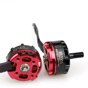EMAX RS2205 KV2300 Brushless DC Motor for FPV Racing Drone – Red Cap (CCW Motor Rotation)