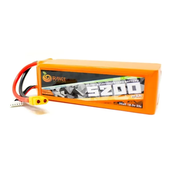 Orange 5200mAh 5S 25C/50C (18.5V) Lithium Polymer Battery Pack