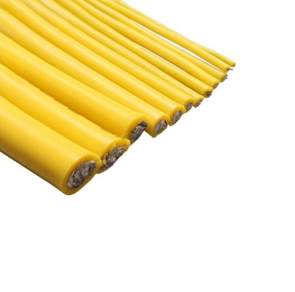 High Quality Ultra Flexible 12AWG Silicone Wire 1 m (Yellow) - Image 3