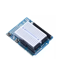 UNO Proto Shield prototype expansion board with SYB-170 mini breadboard