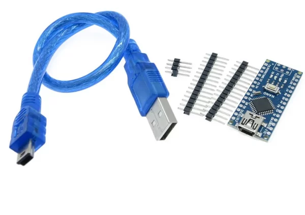 Nano V3.0 CH340 Chip with Mini USB Cable Compatible with Arduino (Unsoldered) - Image 3