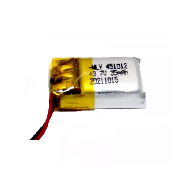 35 mAh 3.7V single cell Rechargeable LiPo Battery - Image 3