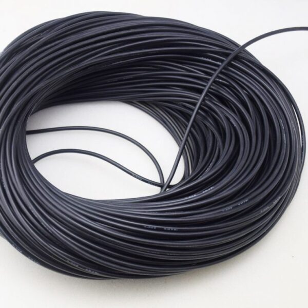 High Quality Ultra Flexible 12AWG Silicone Wire 1m (Black) - Image 3