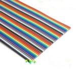 26AWG Pure Copper 40pin Dupont Wire Flexible Rainbow Color Flat Ribbon Cable – 5 Meter