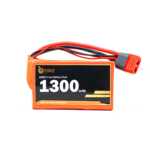 Orange ISR 18650 7.4V 1300mAh 15C 2S1P Li-Ion Battery Pack