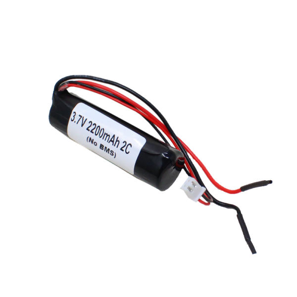 Orange ICR 18650 3.7V 2200mAh 2C 1S1P Li-Ion Battery Pack (No BMS)