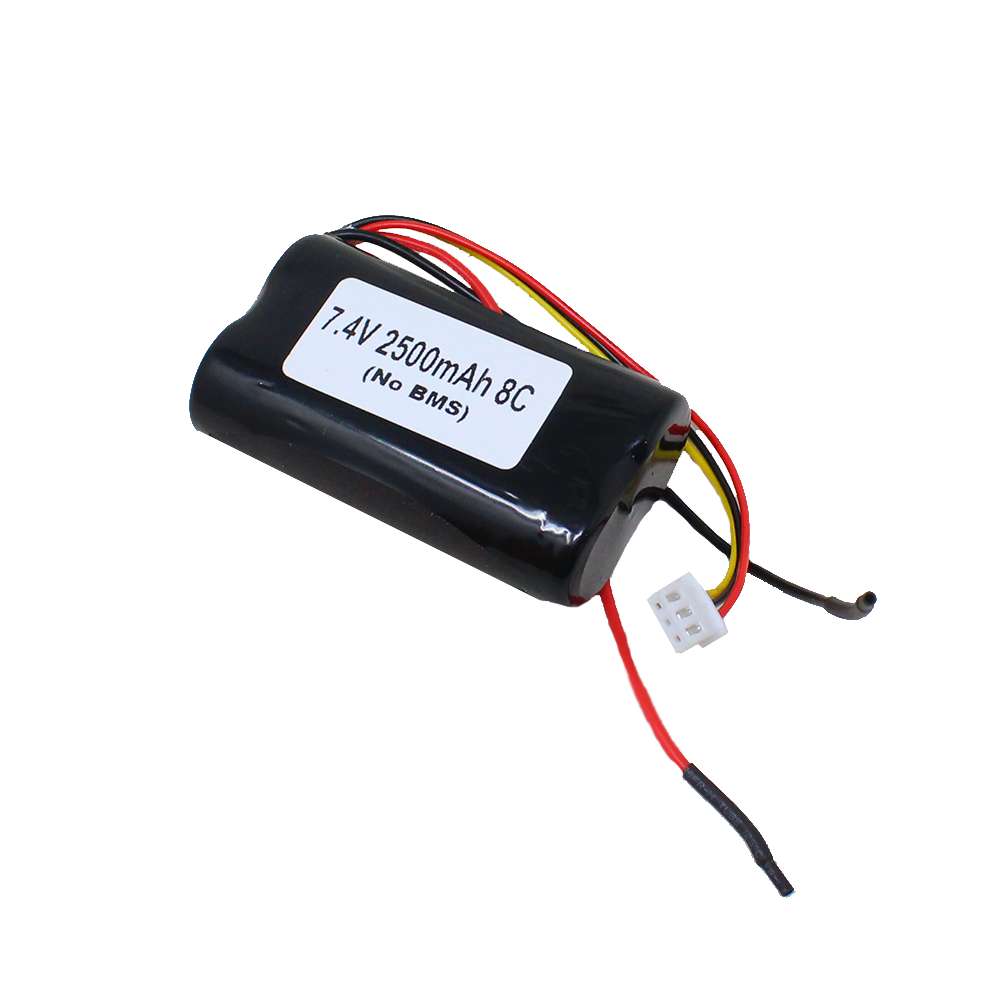 Orange ISR 18650 7.4V 2500mAh 8C 2S1P Li-Ion Battery Pack (No BMS)