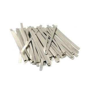 Nickel Strip with size 0.1 x 4 x100mm Pure Nickel – 50 Pcs.
