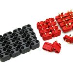 Nylon T-Connectors with Insulating Cap Male-Female Pair