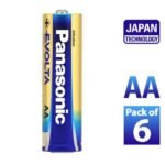 Panasonic Evolta Alkaline AA 1.5V Battery – Pack of 6
