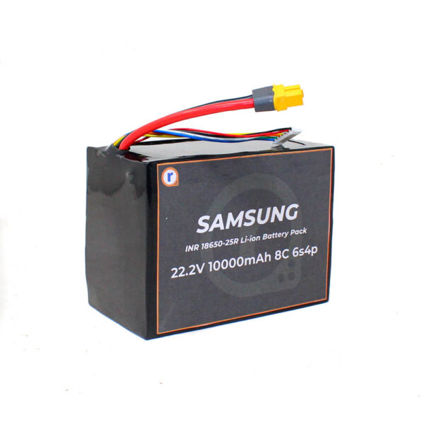 SAMSUNG INR18650-25R Li-ion 22.2V 10000mAh 8C 6S4P Li-ion Battery Pack EV Grade - Image 3