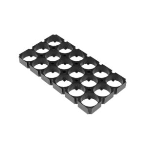 Fireproof 3 X 6 18650 Battery Holder with 18.4MM Bore Diameter