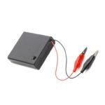 3 x AA Battery Holder Box with Switch and Alligator Clips
