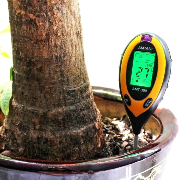 4 in 1 Soil PH Meter Soil Tester PH Moisture Meter Temperature Sunlight Measurement Analysis Acidity Alkali（Without Battery） - Image 2
