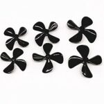 55MM : simulation of ship model propeller immersion paddle boat model four paddle tug DIY electric propeller 5PCS slurry +5PCS pulp