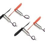 Drone Motor 4Pcs 3.7V DC 716 7x16mm Micro Coreless 48000 RPM Motor with 4Pcs 55mm imported Propeller High Speed Mini Drones Quad-copter Drone motor Kit for small Drones