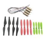 8520 3.7V Coreless Brushed Motors Set 8.5X20Mm + 71/65/55Mm Propeller Cw Ccw Propellers|Drone Propellers|Propellers For Dc Motor|Propellers For Drone Small