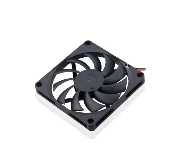 DC12V 8010 Double Ball Cooling Fan with XH2.54-2P 30CM Cable Size:80*80*10MM - Image 4