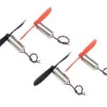 AEROKART INDIA 4Pcs DC 3.7V 0820 8x20mm Micro Coreless Motor With 4Pcs 55mm Propeller High Speed Mini Drones