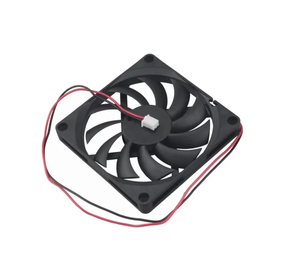 DC12V 8010 Double Ball Cooling Fan with XH2.54-2P 30CM Cable Size:80*80*10MM - Image 3