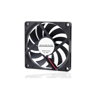 DC5V 8010 Double Ball Cooling Fan with XH2.54-2P 30CM Cable Size: 80x80x10 MM
