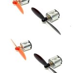 4pcs N10 3.7V Mini Drone DC Motor 10x12x10mm 16000 RPM with 4Pcs 55m Propeller For Helicopter Drones Toy Car Robot DIY