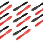8pair 55mm 5cm Reverse Paddle Aircraft Propeller Blades For 720, 820 Coreless Motor Helicopter Toys Quadcopter RC Spare Parts Accessories