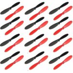12pair 55mm 5cm Reverse Paddle Aircraft Propeller Blades For 720, 820 Coreless Motor Helicopter Toys Quadcopter RC Spare Parts Accessories