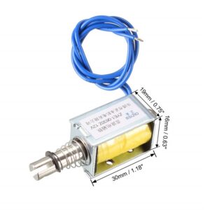DC12V 0.3N 10mm Push Pull Solenoid Electromagnet